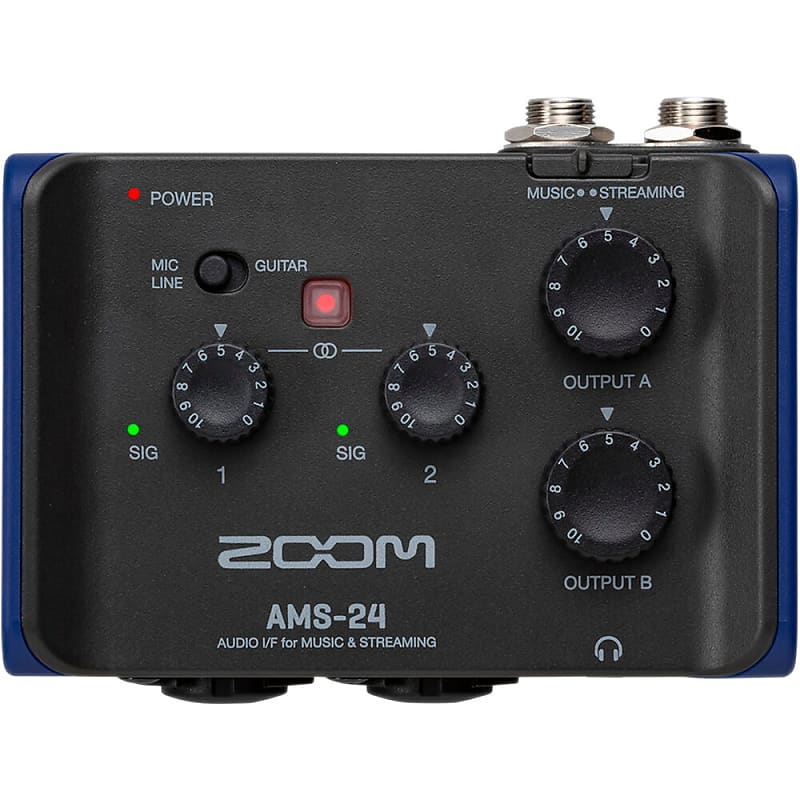 ZOOM AMS-24 USBオーディオインターフェース Amazon.com: Zoom AMS-24 USB Audio Interface, 2 Inputs, 4