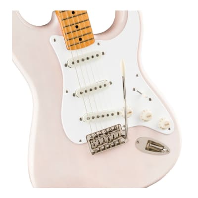 Fender Squier Classic Vibe '50s Stratocaster 6-String Electric Guitar (Right-Hand, White Blonde) image 2