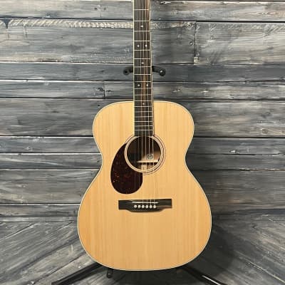 Martin Left Handed OME Cherry FSC® Certified Acoustic Electric Guitar image 2