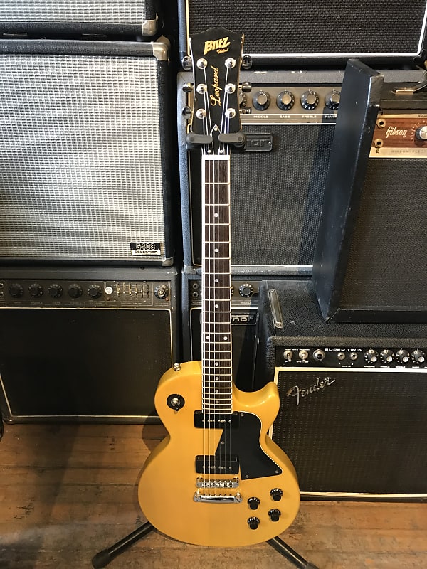 Blitz by Aria Pro II Single Cut Junior TV Yellow | Reverb