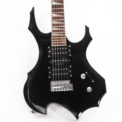Glarry Flame Shaped Electric Guitar with 20W Electric Guitar Sound HSH Pickup Novice Guitar - Black image 7