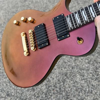 ESP LTD EC-1000 Deluxe LH Gold Andromeda Left-Handed w/ Gig Bag image 4