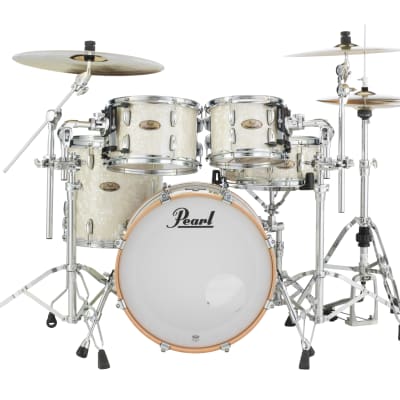 Pearl Session Studio Select Nicotine White Marine Pearl 20x14/10x7/12x8/14x14 Drums Shell Pack & GigBags Dealer image 5