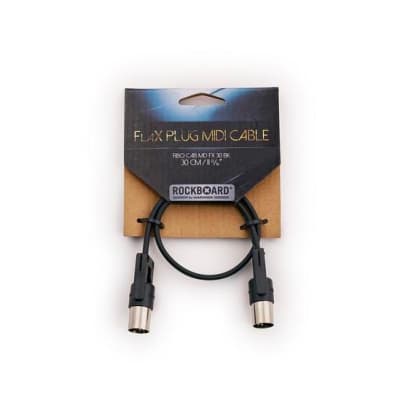 RockBoard Flax Plug FlatPatch Modular Midi Cable 11.81" (30 cm) image 6