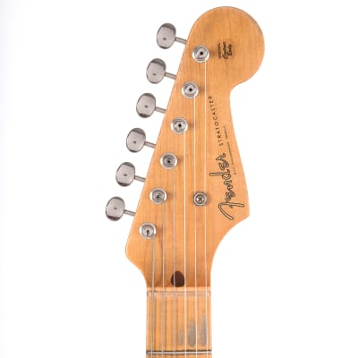 Fender Custom Shop 1955 Stratocaster "Chicago Special" Journeyman Relic Aged Olympic White (Serial #R95810) image 6