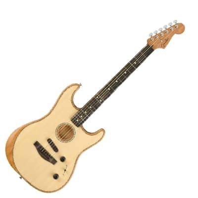 CHITARRA ACUSTICA FENDER American Acoustasonic Stratocaster Ebony Fingerboard Natural for sale