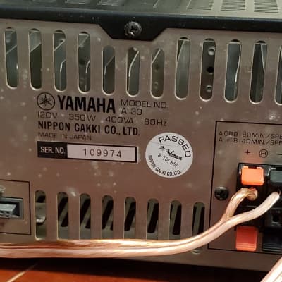 Yamaha A-30 Natural Sound Stereo Amplifier