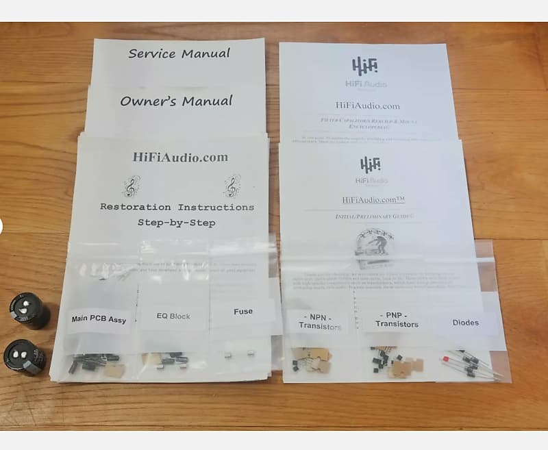 Yamaha CA-610 restoration kit filter capacitor repair rebuild fix  			