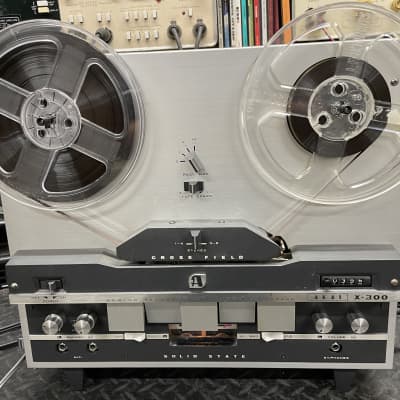 Akai X-300 10.5 1/4 track reel to reel tape recorder.