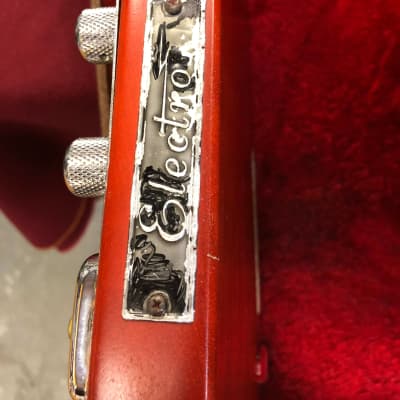 Electro Lap Steel 60's - Transparent Red image 5