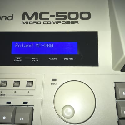 Roland MC-500/mkII Replacement LCD Display - Blue background and white characters, 14 pin connector