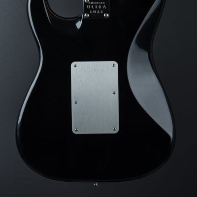 Fender American Ultra Luxe Stratocaster Floyd Rose HSS - Mystic Black image 5