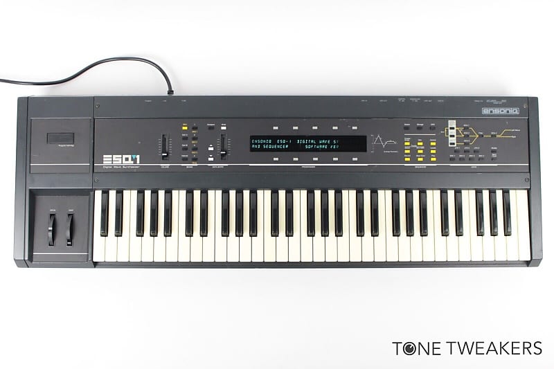 Ensoniq ESQ1 - Fully Pro-Serviced & Better Than The Rest - 1980s  Synthesizer Workstation midi VINTAGE SYNTH DEALER