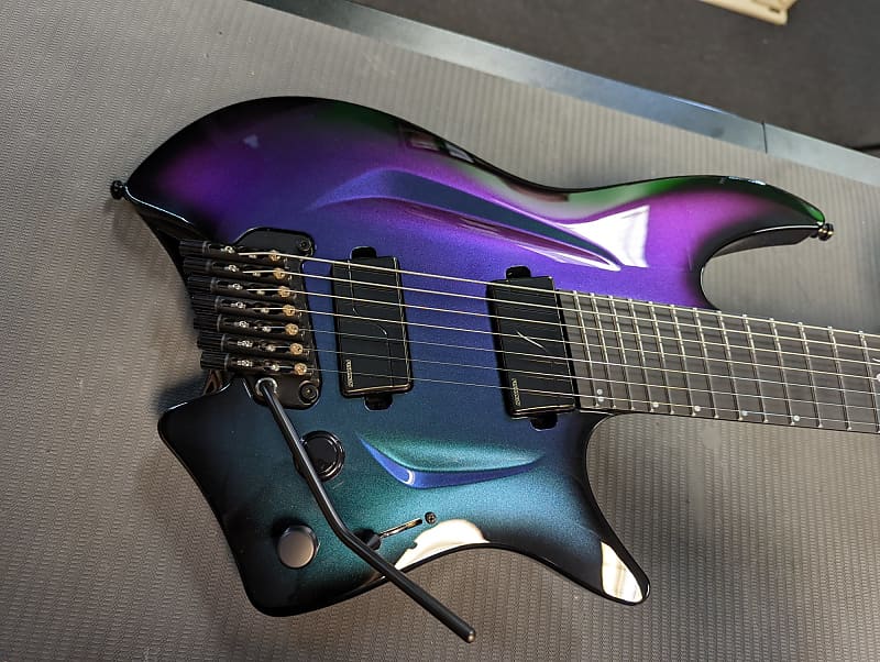 Aristides H07 Purple/Green Chameleon Black Burst | Reverb Aristides H07 Purple/Green Chameleon Black Burst | Reverb