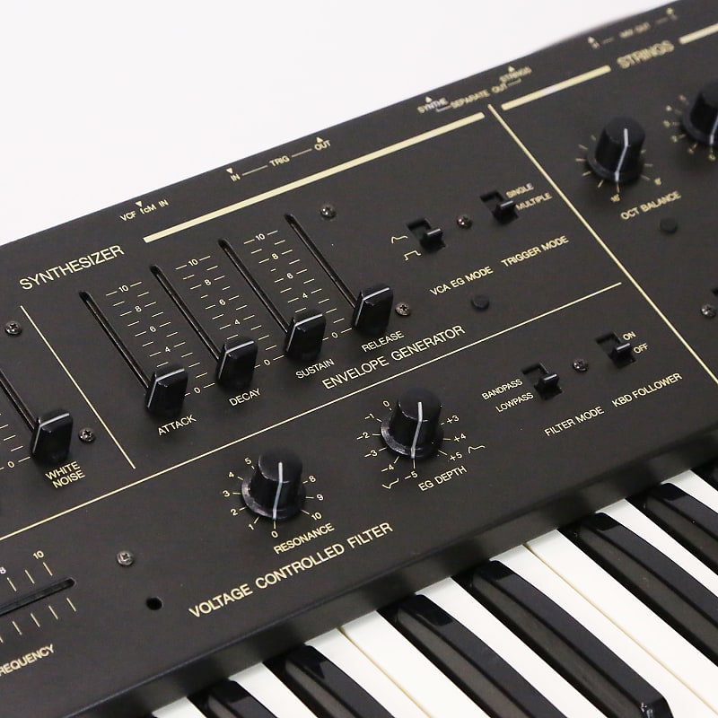 1980 Korg Delta DL-50 Vintage Analog Synthesizer 49-Key Polyphonic Synth  Strings Keyboard Analog String Machine Rare