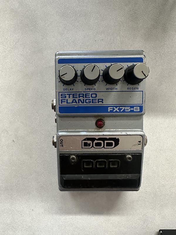 DOD Stereo Flanger FX75-B 1990s - Silver | Reverb