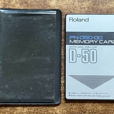 Roland Memory Card PN-D50-00 Patch Data ROM for D-50 1990's