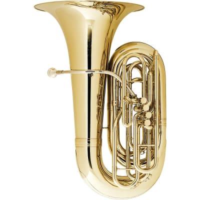King 2341W Series 4-Valve 4/4 BBb Tuba Lacquer With Case image 1