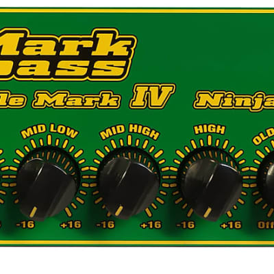 Markbass MBH110104 Littlemark Ninja 1000-Watt Bass Head Lime Green image 1