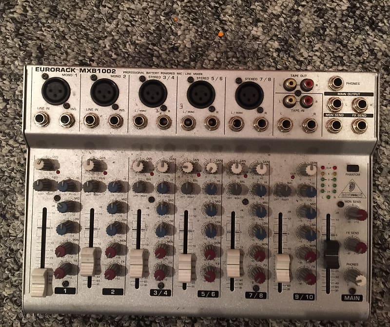 Amazon.com: Behringer Eurorack MXB1002 10-Channel Mixer