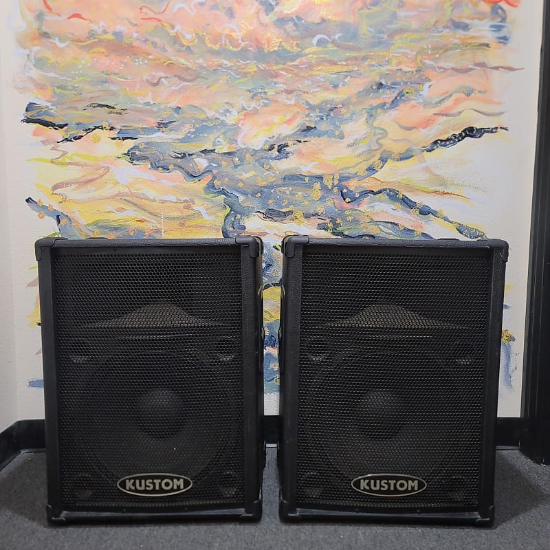 Kustom KPC15 Matching Monitors Passive PA Speakers (USED) | Reverb