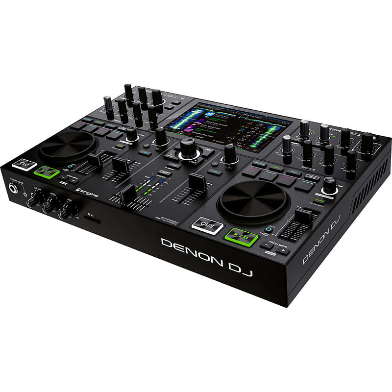 Denon DJ  PRIME  GO  2-Deck Rechargeable Smart DJ Console with 7-inch Touchscreen WIFI Streaming image 1