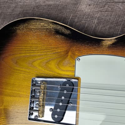 MyDream Partcaster Custom Built - Chambered Alder / Ash Sunburst T Modern image 12