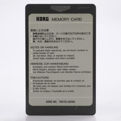 Korg MSC-3S / MSC-03 Drums 1 PCM Data Card for Korg M1 #44178 image 4