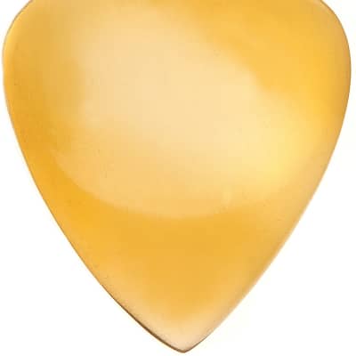 W4M Clear Horn Luxury Guitar Pick - Std Shape - Right Hand - Dimple Thumb - Groove Index image 1