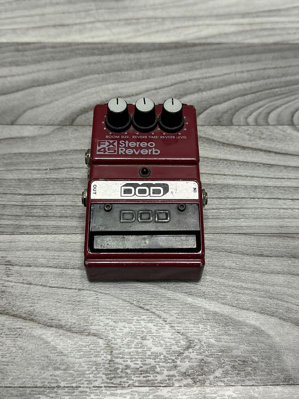 DOD FX45 Stereo Reverb 1980s - Red