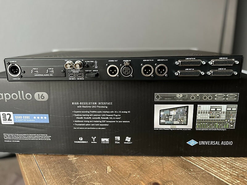 Universal Audio Apollo 16, UAD2, QUAD Core black | Reverb