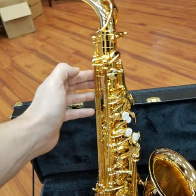 Cannonball AR9900 Royal Crown Professional Alto Sax Gold Lacquer image 3