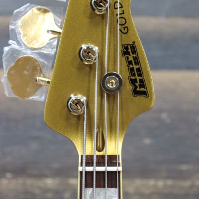 Markbass MB JP Gold 4 GD PF 4-String Gold Finish Electric Bass w/Bag #BA500050 image 5