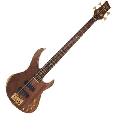 Swing Majesty 4 Swamp Ash Walnut Top Passive Active Electric Guitar for sale