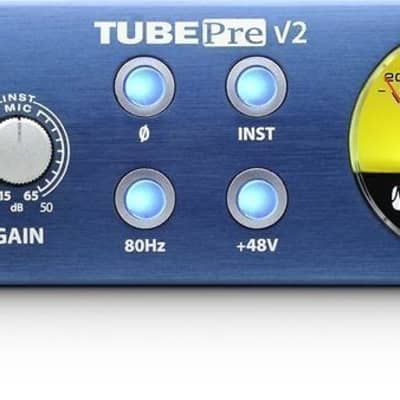 Presonus TubePre V2 Vacuum Tube Preamp + DI Direct Box, For Recording/Live Sound image 1