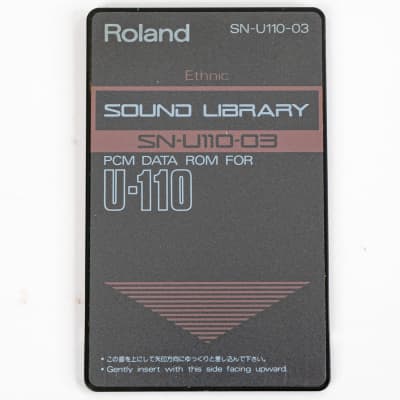 Roland SN-U110-03 Ethnic Flash Memory Sound Library PCM Data Rom For U-110