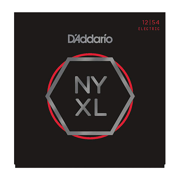D’Addario NYXL1254 Nickel Plated Electric Guitar Strings,Heavy,12-54 image 1