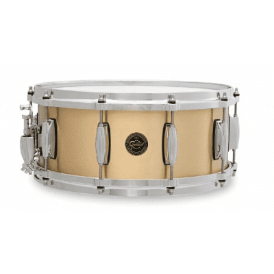 Gretsch S1-6514BB-BR Full Range / Gold Series Bell Brass 6.5x14 Snare Drum
