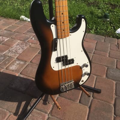 Fender 1994 '57 Reissue Precision Bass 2 color Sunburst-MIJ-Made