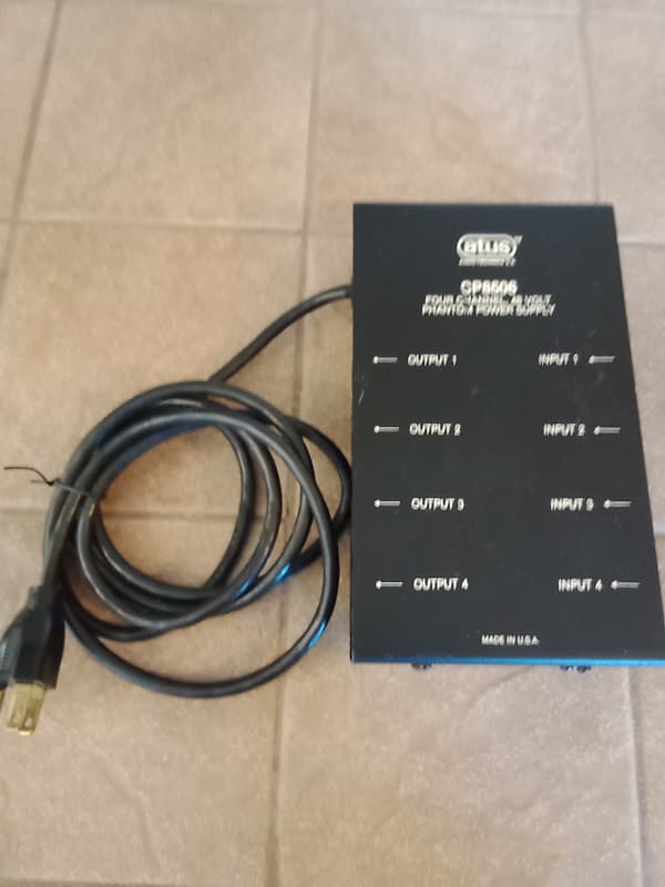 ATUS (Audio Technica) CP8506 4Channel 48 Volt Phantom Power Reverb