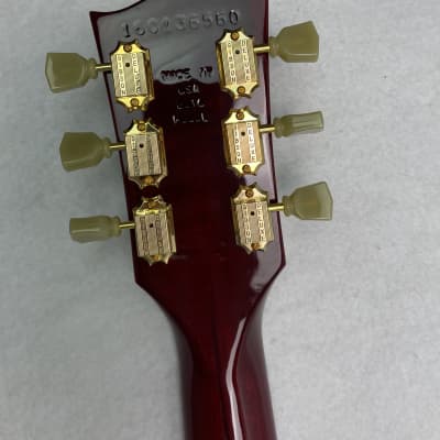 Gibson Les Paul Studio T with Gold Hardware 2016 - Wine Red image 5