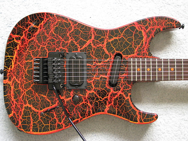 Charvel lava sales crackle