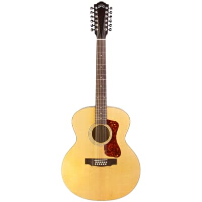Guild F-2512E Maple 12-String Acoustic Electric Blonde image 1