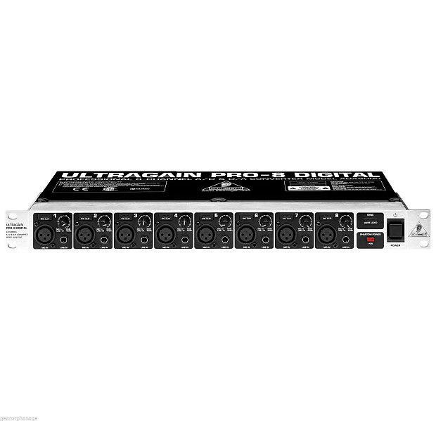 Behringer ADA8000 w/ Black Lion Audio Premium Mod + MIcroclock MKII Mk2  ADA-8000