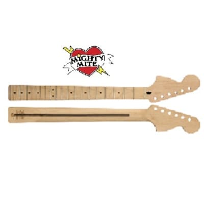 New Fender® Lic. Mighty Mite® Strat® style Maple compound radius neck with reversed large head for sale