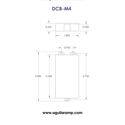 Aguilar DCB-4M 4-String Dual Ceramic Bar Music Man Style Pickup (DCB-M4) image 2
