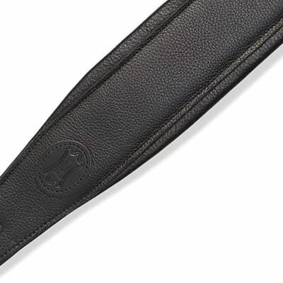 Levy's MRHGP-BLK 3.5" Wide RipChord Guitar Strap image 5