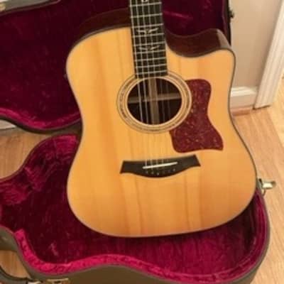 1997 Taylor 710 BCE Brazilian Rosewood Acoustic Guitar – free shipping image 1