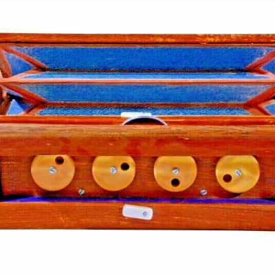 Naad Manual Shruti Box Swar Peti Swarpeti Natural Wood Color Musical Instruments Brown image 1