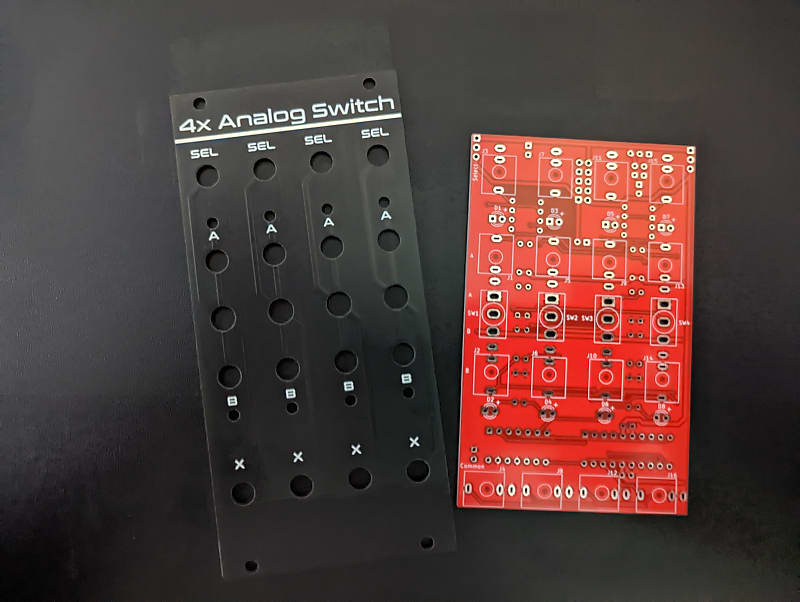 DIY 4x Analog Switch PCB & Panel image 1